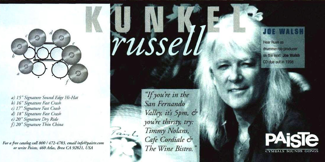 Russ Kunkel Drummerworld