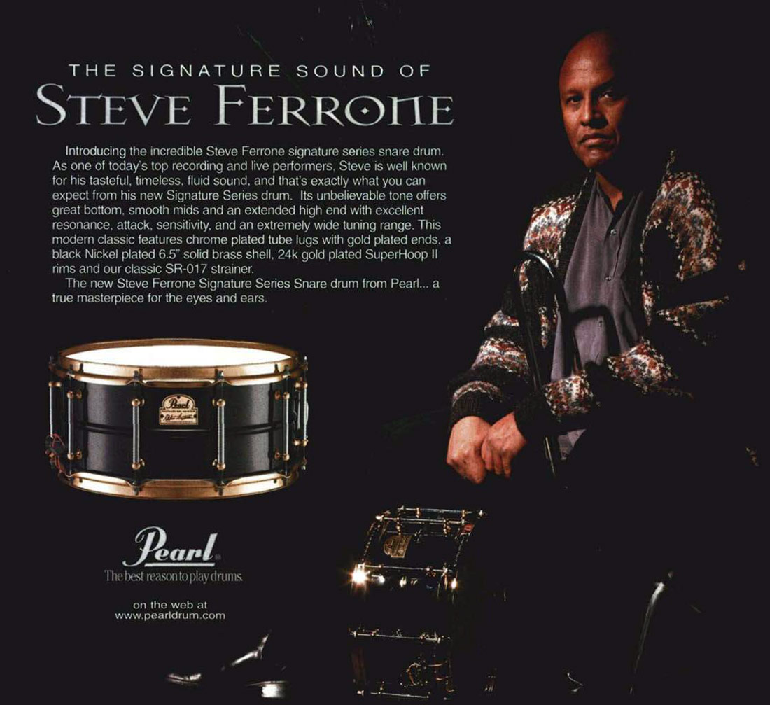 Steve Ferrone Drummerworld