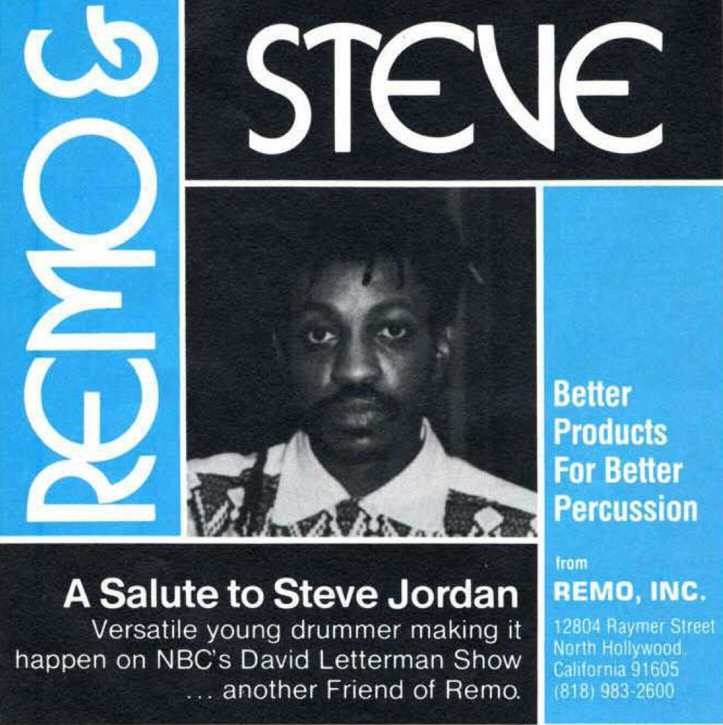 Steve Jordan - Drummerworld