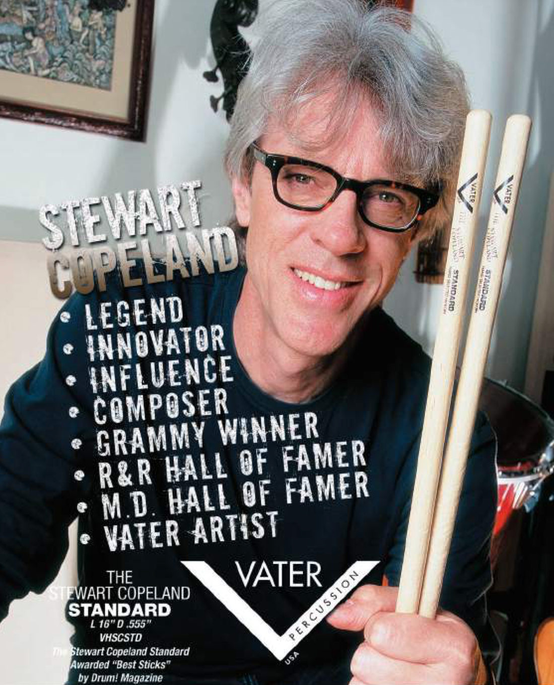 Stewart Copeland Drummerworld