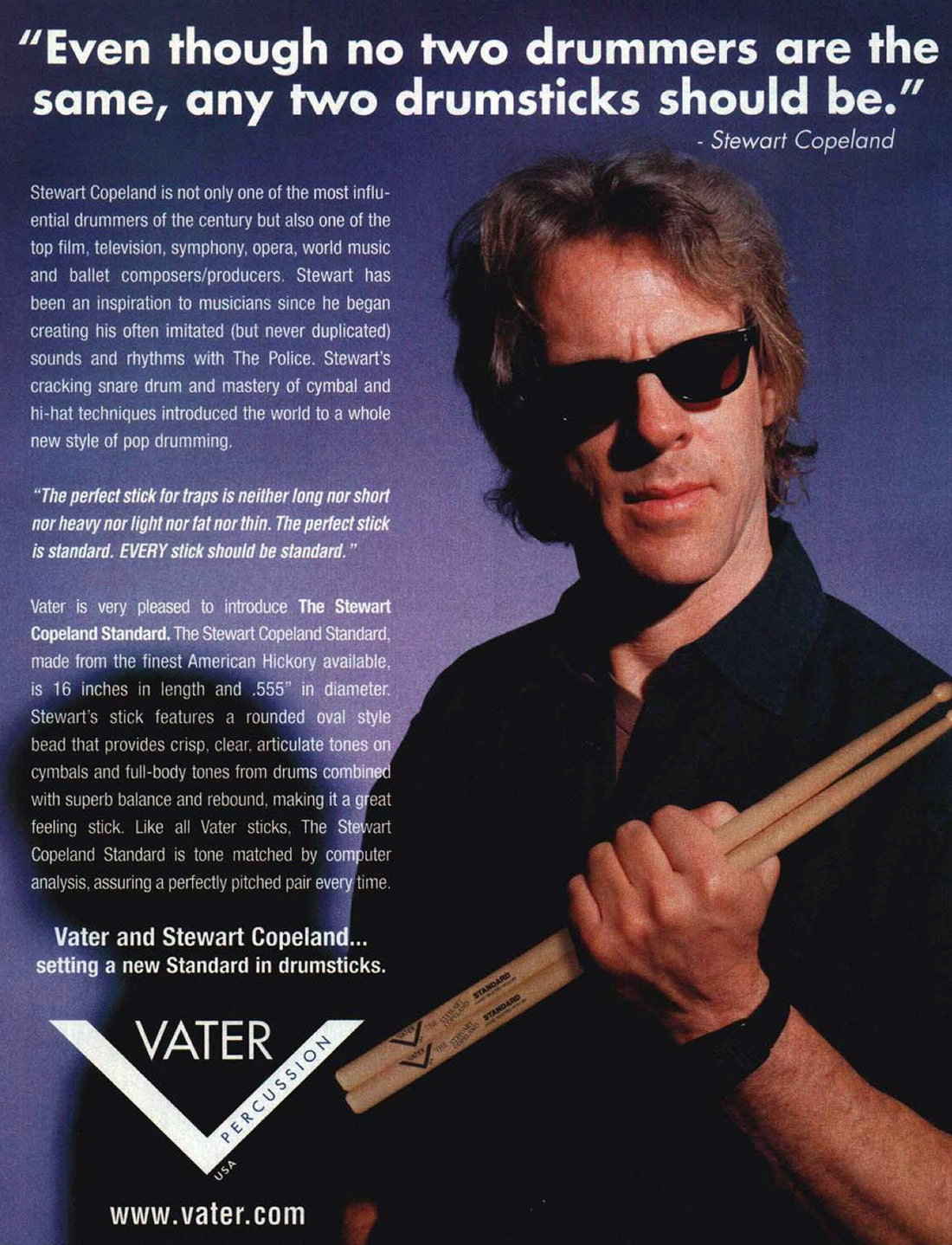 Stewart Copeland Drummerworld