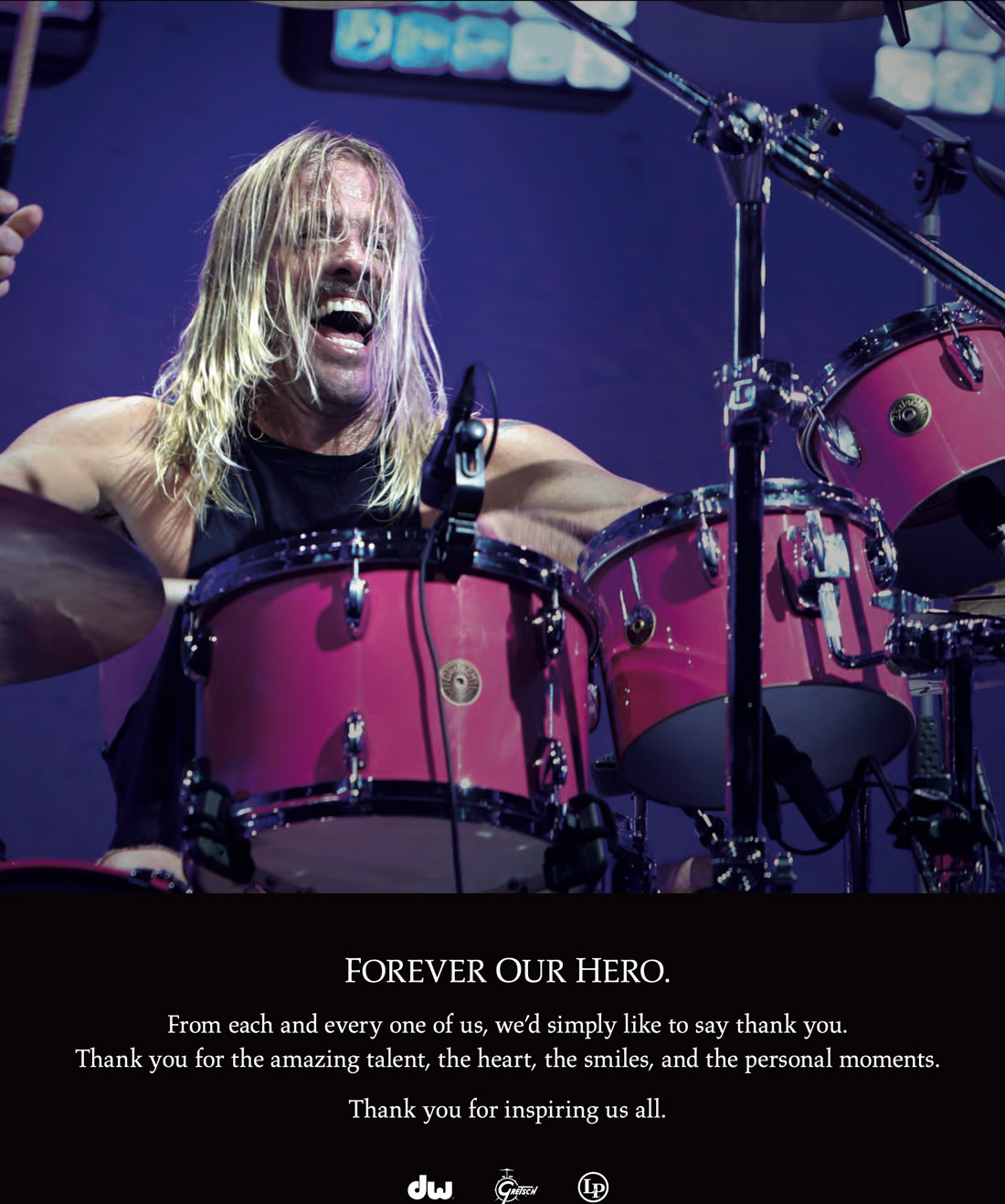 Taylor Hawkins Drummerworld