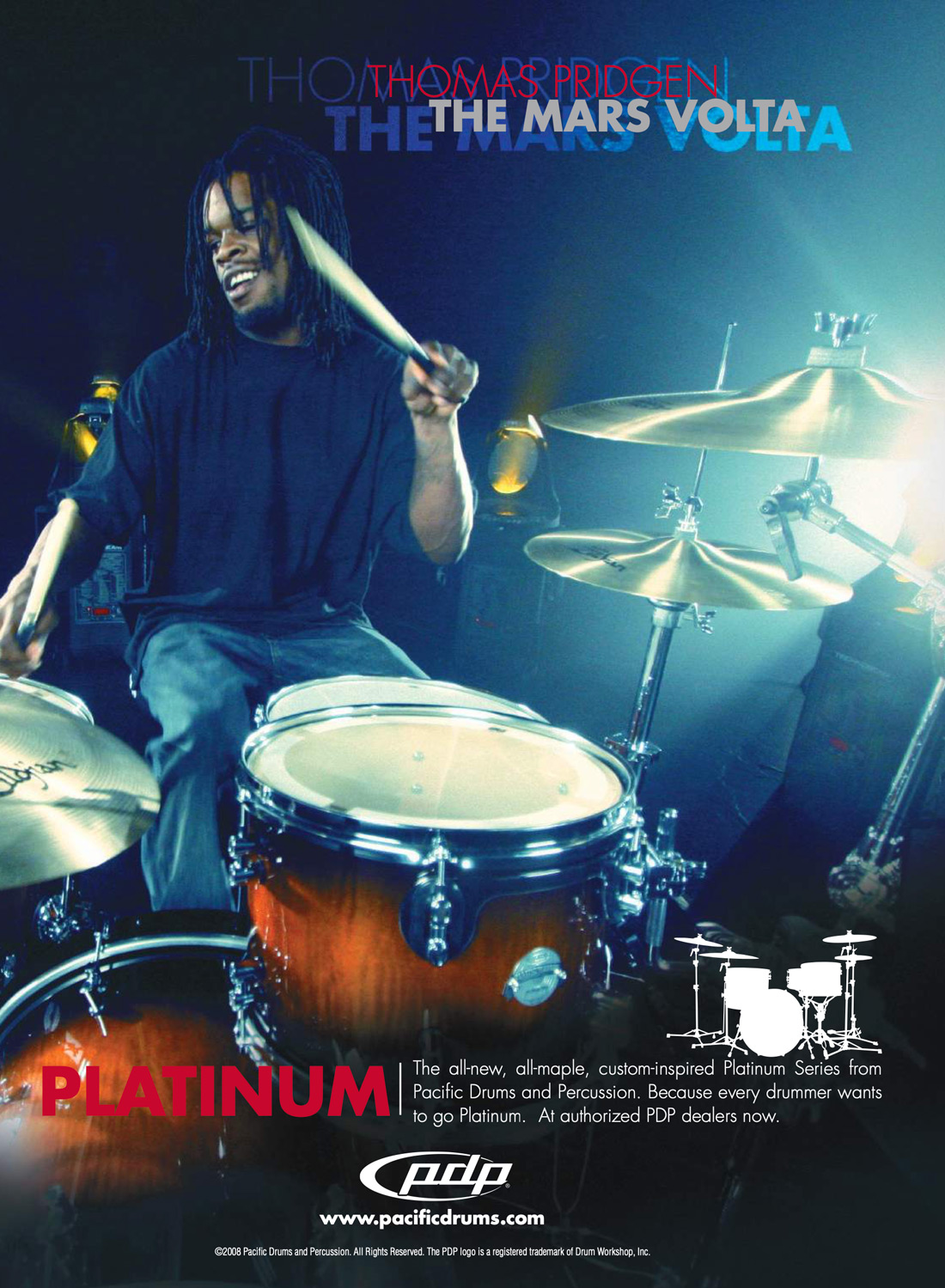 Thomas Pridgen Bernhard Castiglioni Drummerworld