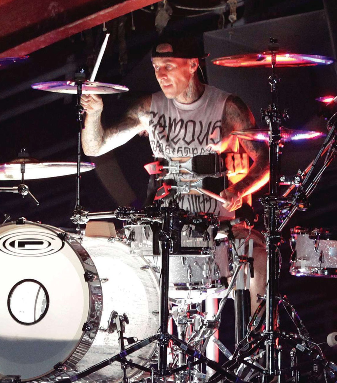 Travis Barker Drummerworld