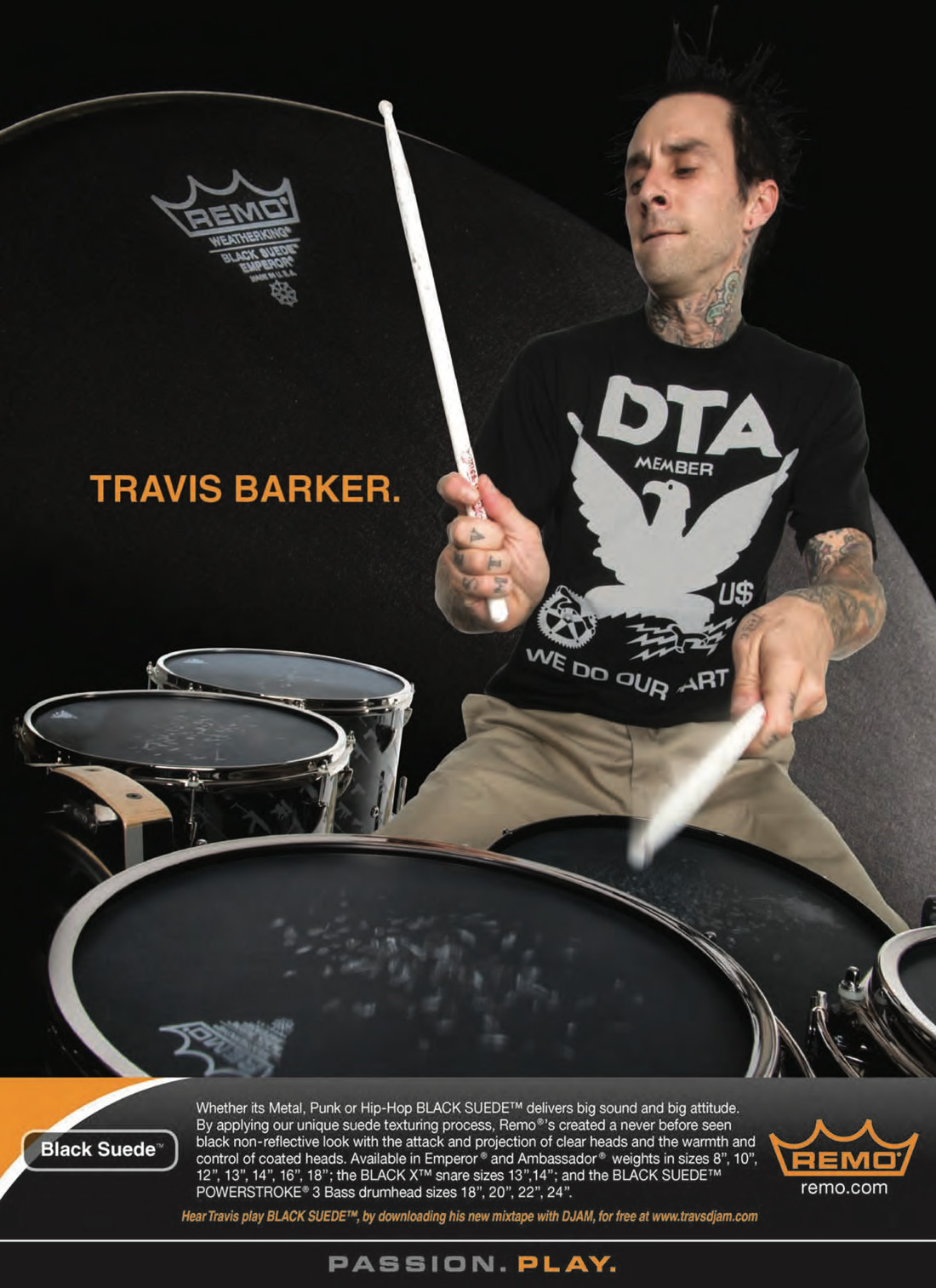 Travis Barker Drummerworld