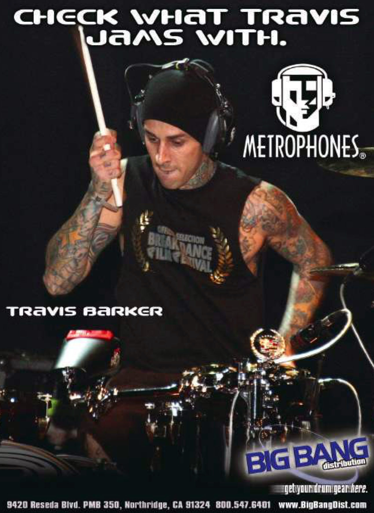 Travis Barker Drummerworld