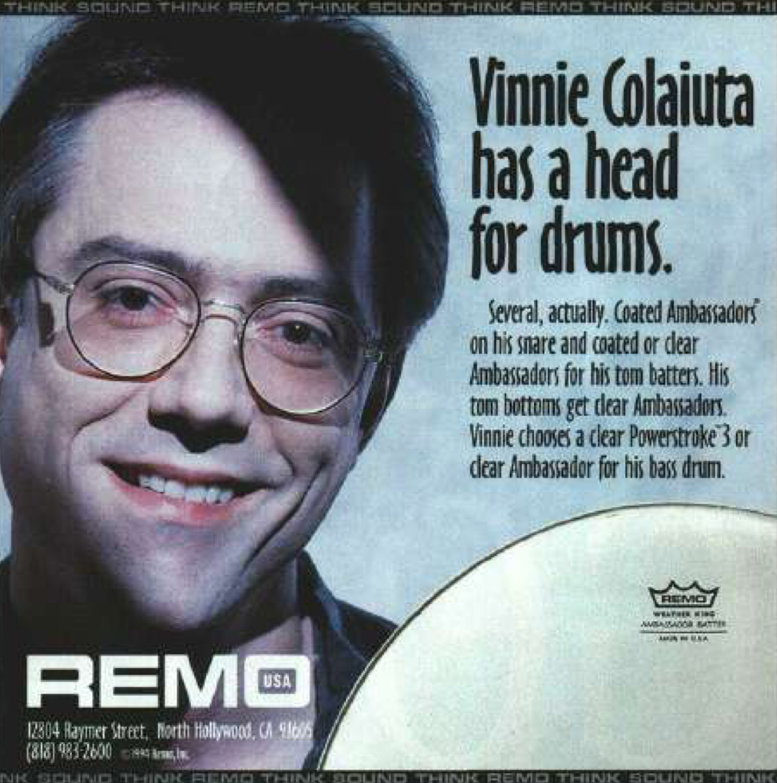 Vinnie Colaiuta Drummerworld