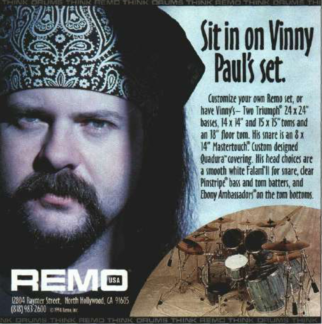 Vinnie Paul - Drummerworld