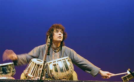 Zakir Hussain Hussein Drummerworld