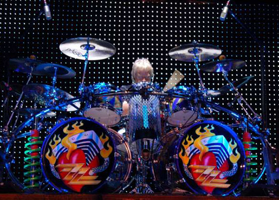 Frank Beard ZZTop Drummerworld