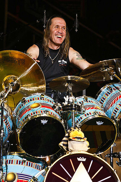 Nicko McBrain Drummerworld