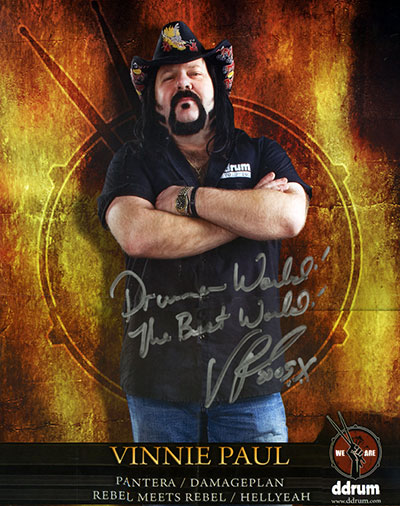 Vinnie Paul - Drummerworld